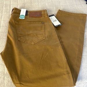 Mens mocca colored jeans. Size 36 x 30. Brand Mavi, style Jake slim leg.